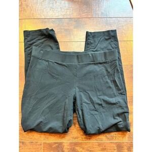 J. Jill Pure Jill Cotton Blend Black Slim Stretchy Pull On Casual Pant Large
